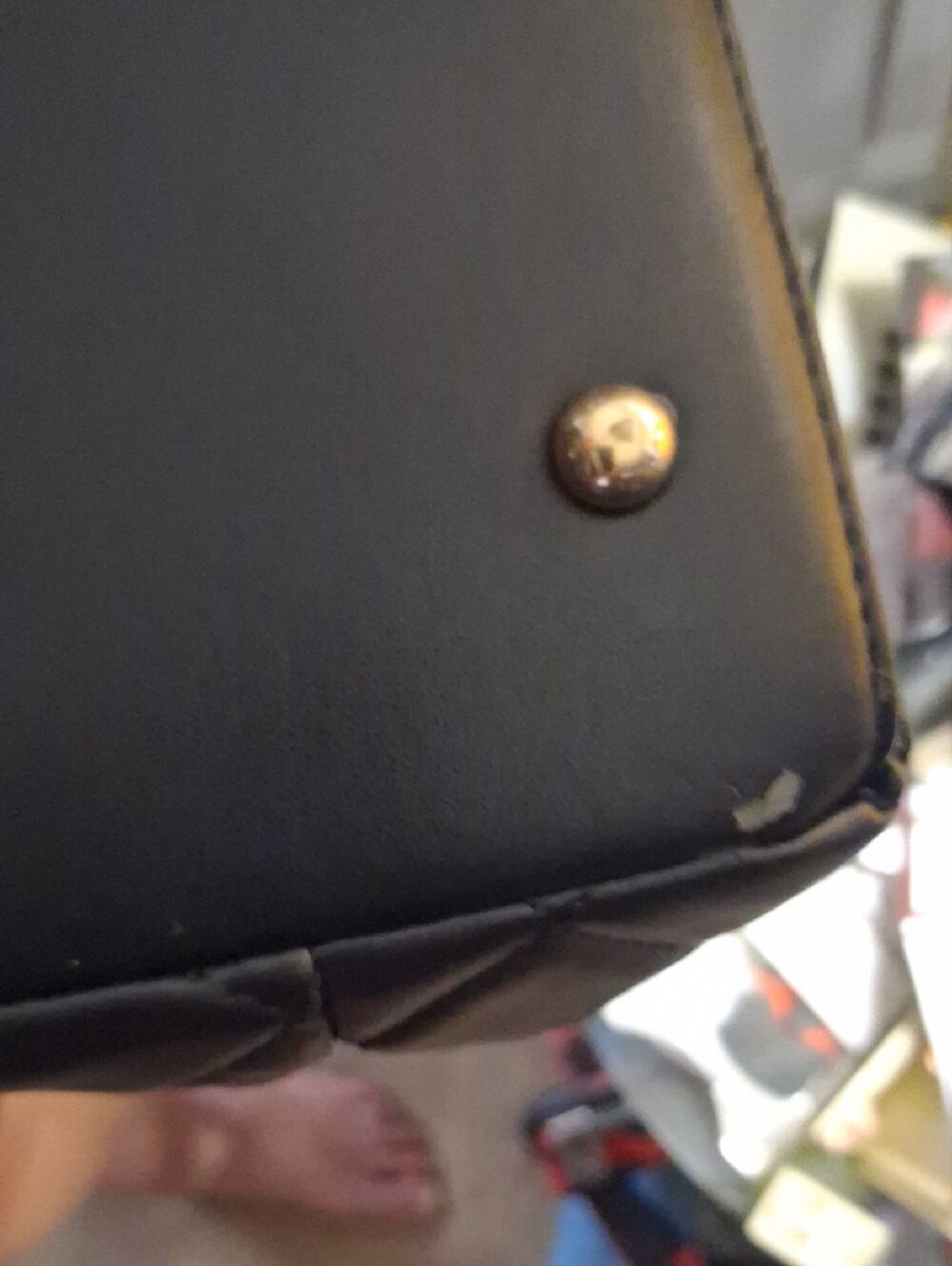 Black Quilted Satchel.10 By 15 By 5. Handbag with Gold Hardware. RETAIL.$159.00 - Picture 13 of 13